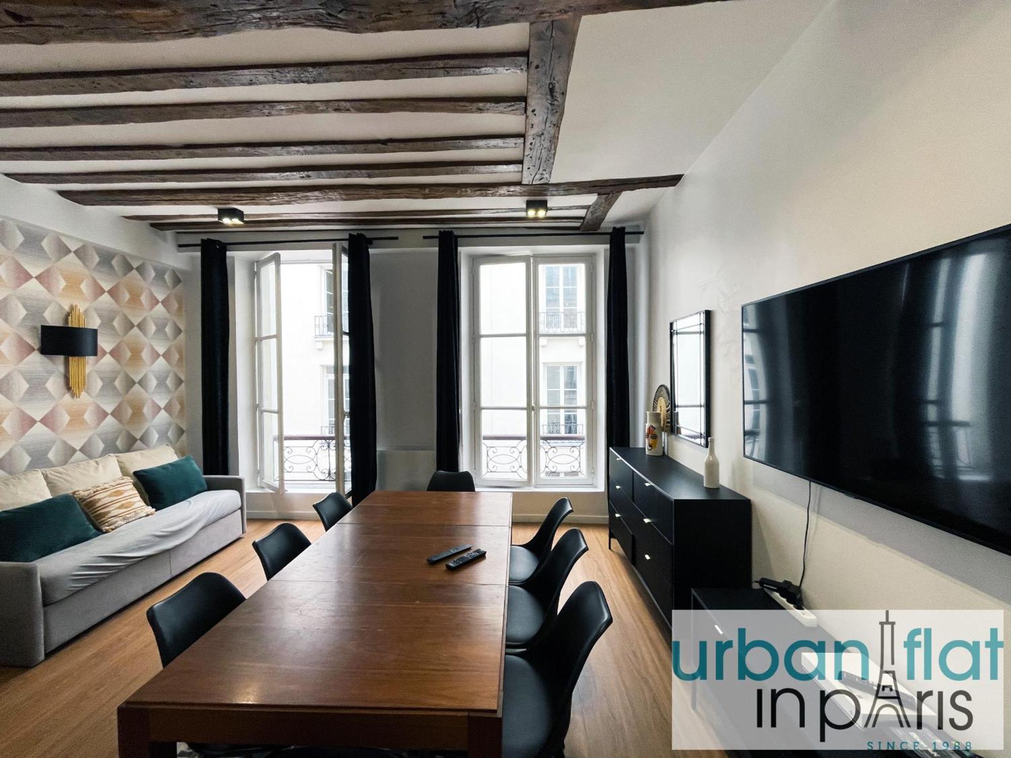Apartment Urban Flat 108 - Classic Parisian 4 Bdr Flat *